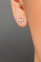 Heliophilia Silver Pendientes de plata de ley 925 con refuerzo de rodio